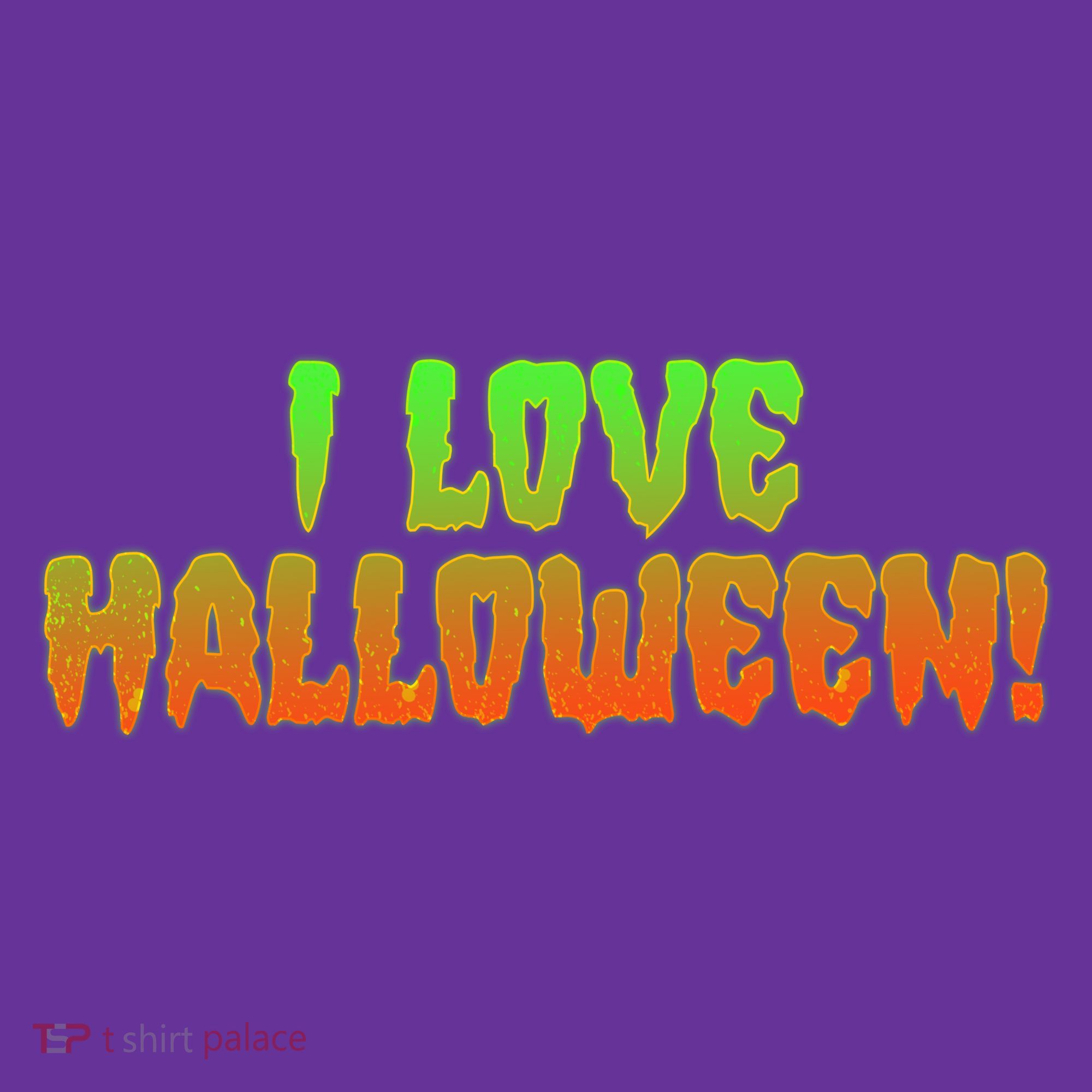 Funny Creepy I Love Halloween Coaster