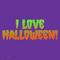Funny Creepy I Love Halloween Kids Hoodie thumb 2