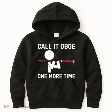 Funny Call It Oboe One More Time Bassoon Bassoonist Design Hoodie Kids Hoodie