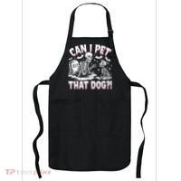 Funny Can I Pet This Dog Skeleton Halloween Dog Skeleton Apron thumb 0