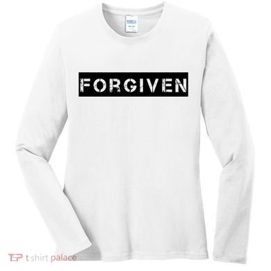 Forgiven Christian Inspirational Design For Women Women's Long Sleeve Shirt