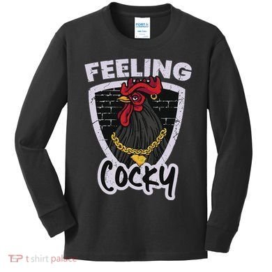 Feeling Cocky In South Carolina Kids Long Sleeve Shirt