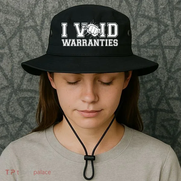Funny Cool I Void Warranties Bucket Hat