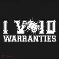 Funny Cool I Void Warranties Bucket Hat thumb 4