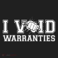 Funny Cool I Void Warranties Beanie thumb 2