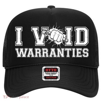 Funny Cool I Void Warranties Hat