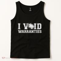 Funny Cool I Void Warranties Tank Top thumb 2