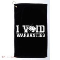 Funny Cool I Void Warranties Golf Towel thumb 0