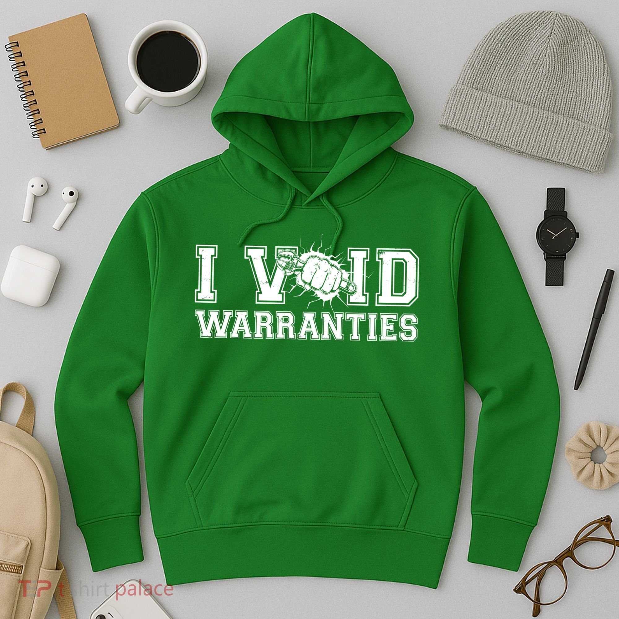 Funny Cool I Void Warranties Hoodie