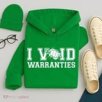 Funny Cool I Void Warranties Hoodie thumb 4