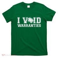 Funny Cool I Void Warranties T-Shirt thumb 0