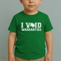 Funny Cool I Void Warranties Toddler T-Shirt thumb 2