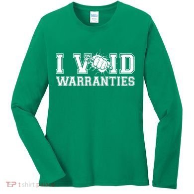 Funny Cool I Void Warranties Women's Long Sleeve Shirt