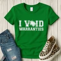 Funny Cool I Void Warranties Women's T-Shirt thumb 3