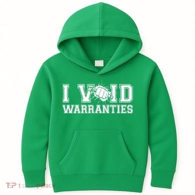 Funny Cool I Void Warranties Kids Hoodie