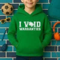 Funny Cool I Void Warranties Kids Hoodie thumb 2