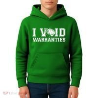 Funny Cool I Void Warranties Kids Hoodie thumb 4