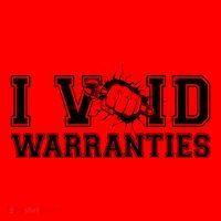 Funny Cool I Void Warranties Santa Hat thumb 1