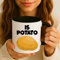 Funny Cute Is Potato Coffee Mug thumb 3