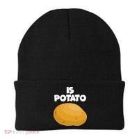 Funny Cute Is Potato Beanie thumb 0