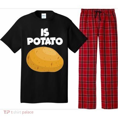 Funny Cute Is Potato Pajama Set