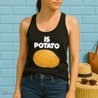 Funny Cute Is Potato Women's Tank Top thumb 2