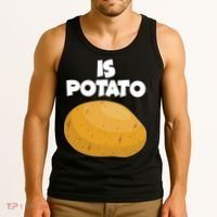 Funny Cute Is Potato Tank Top thumb 3