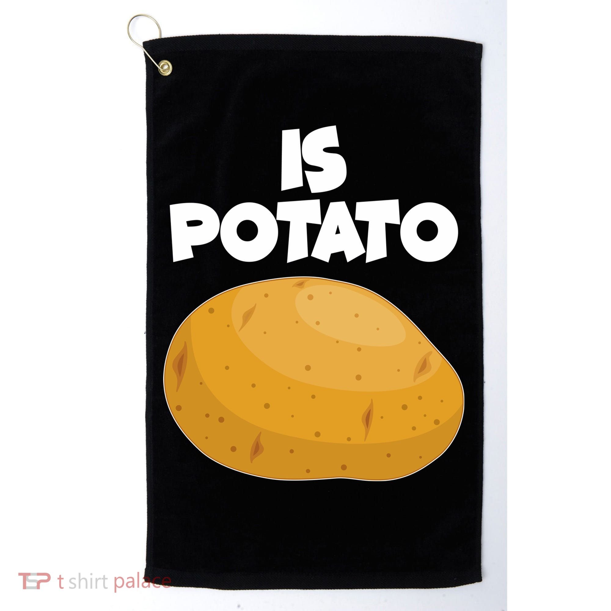 Funny Cute Is Potato Golf Towel