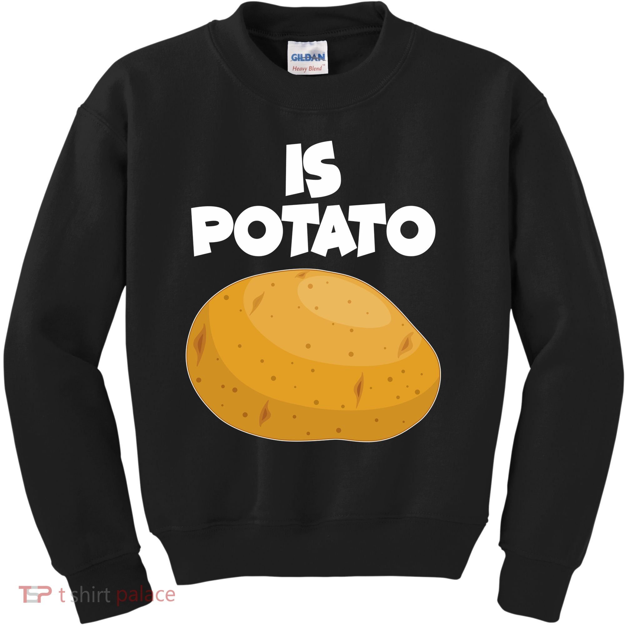 Funny Cute Is Potato Kids Sweatshirt