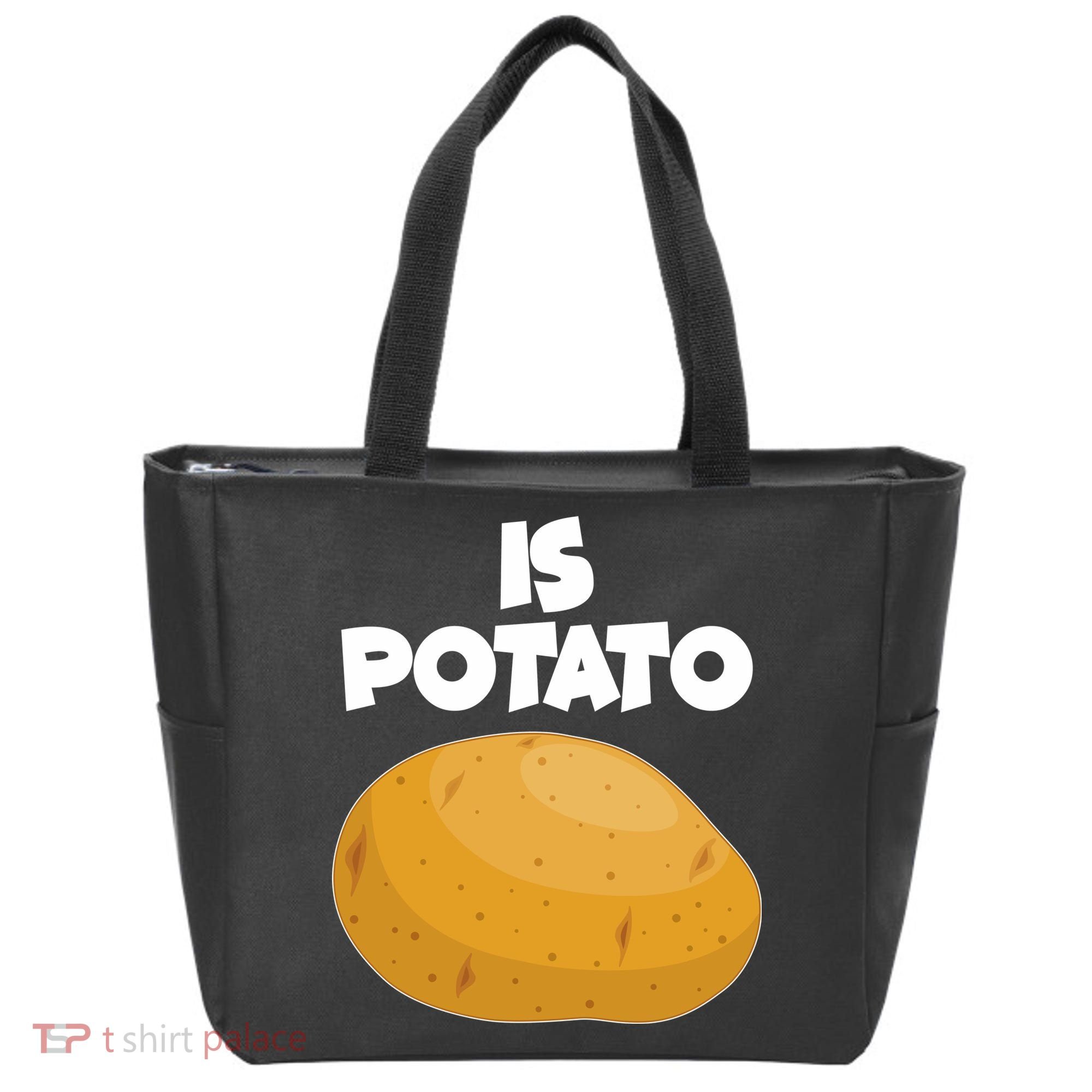 Funny Cute Is Potato Tote Bag