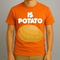 Funny Cute Is Potato T-Shirt thumb 3