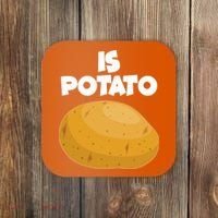 Funny Cute Is Potato Coaster thumb 0