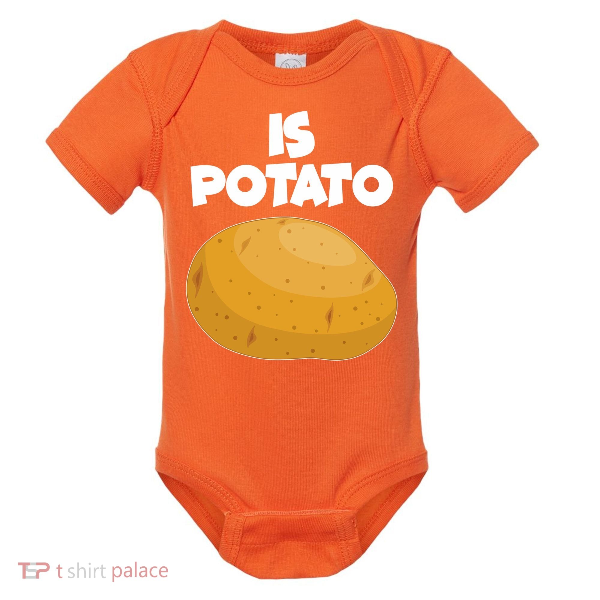 Funny Cute Is Potato Baby Bodysuit