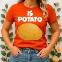 Funny Cute Is Potato Women's T-Shirt thumb 2