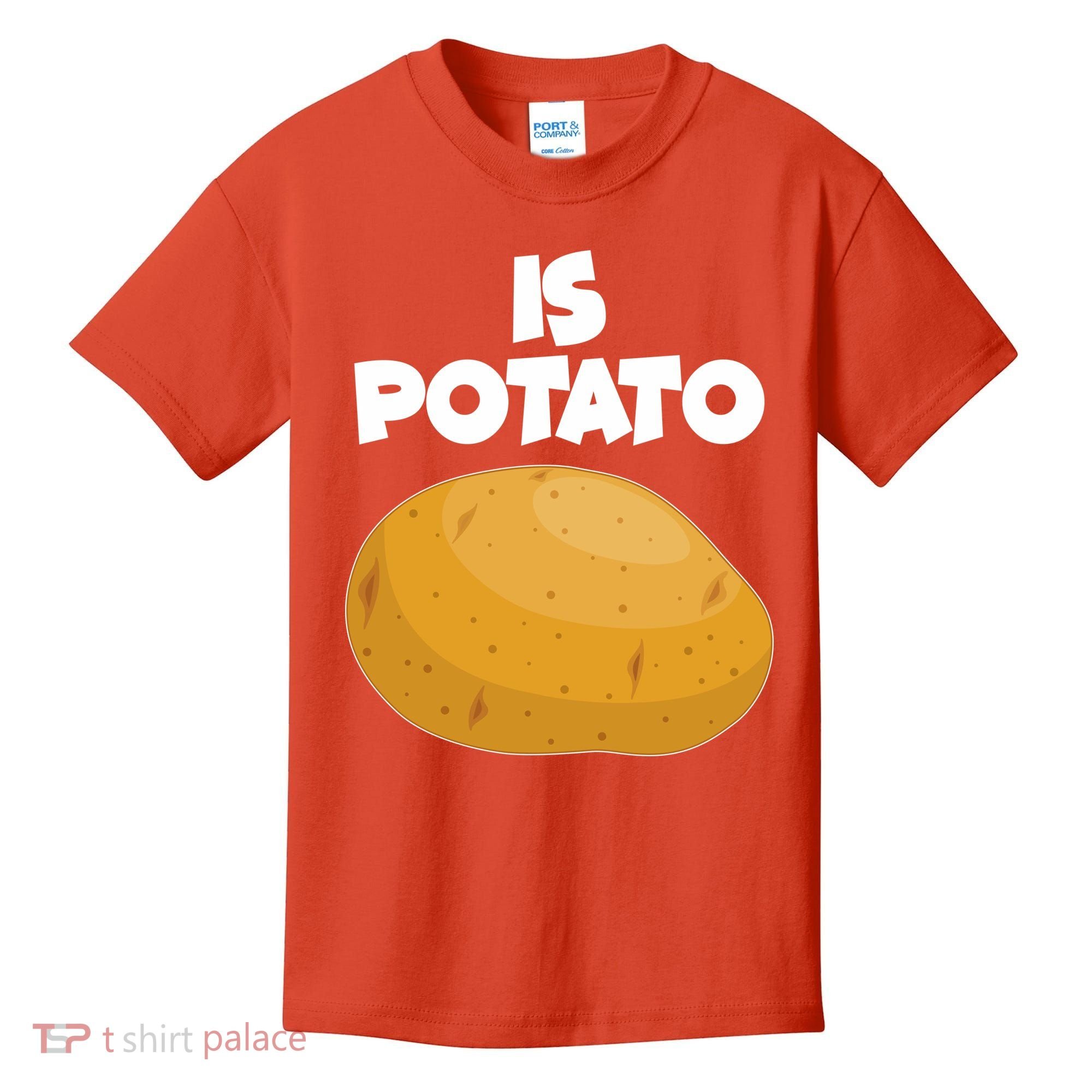 Funny Cute Is Potato Kids T-Shirt