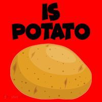 Funny Cute Is Potato Santa Hat thumb 1