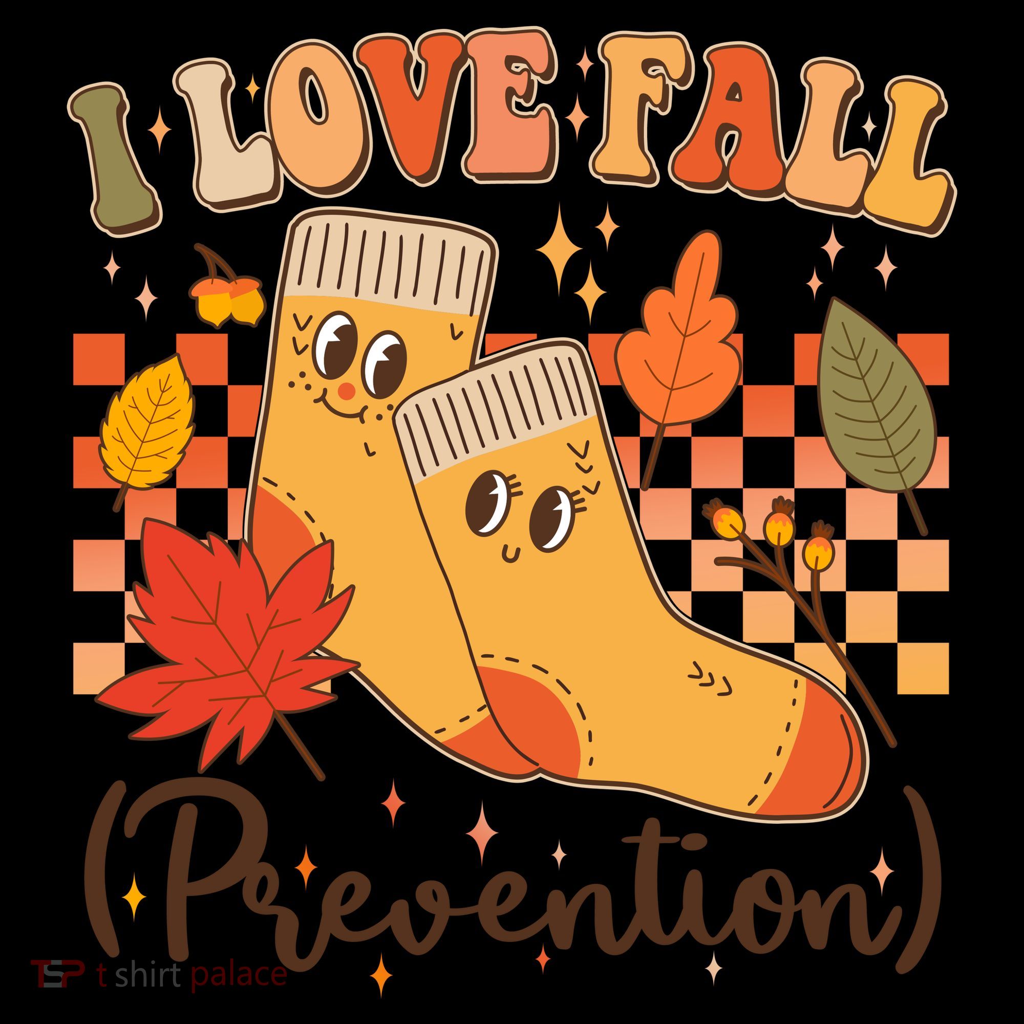 Funny Cute I Love Fall Prevention Retro Cartoon Socks Autumn Lover Coffee Mug