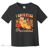 Funny Cute I Love Fall Prevention Retro Cartoon Socks Autumn Lover Toddler T-Shirt thumb 0