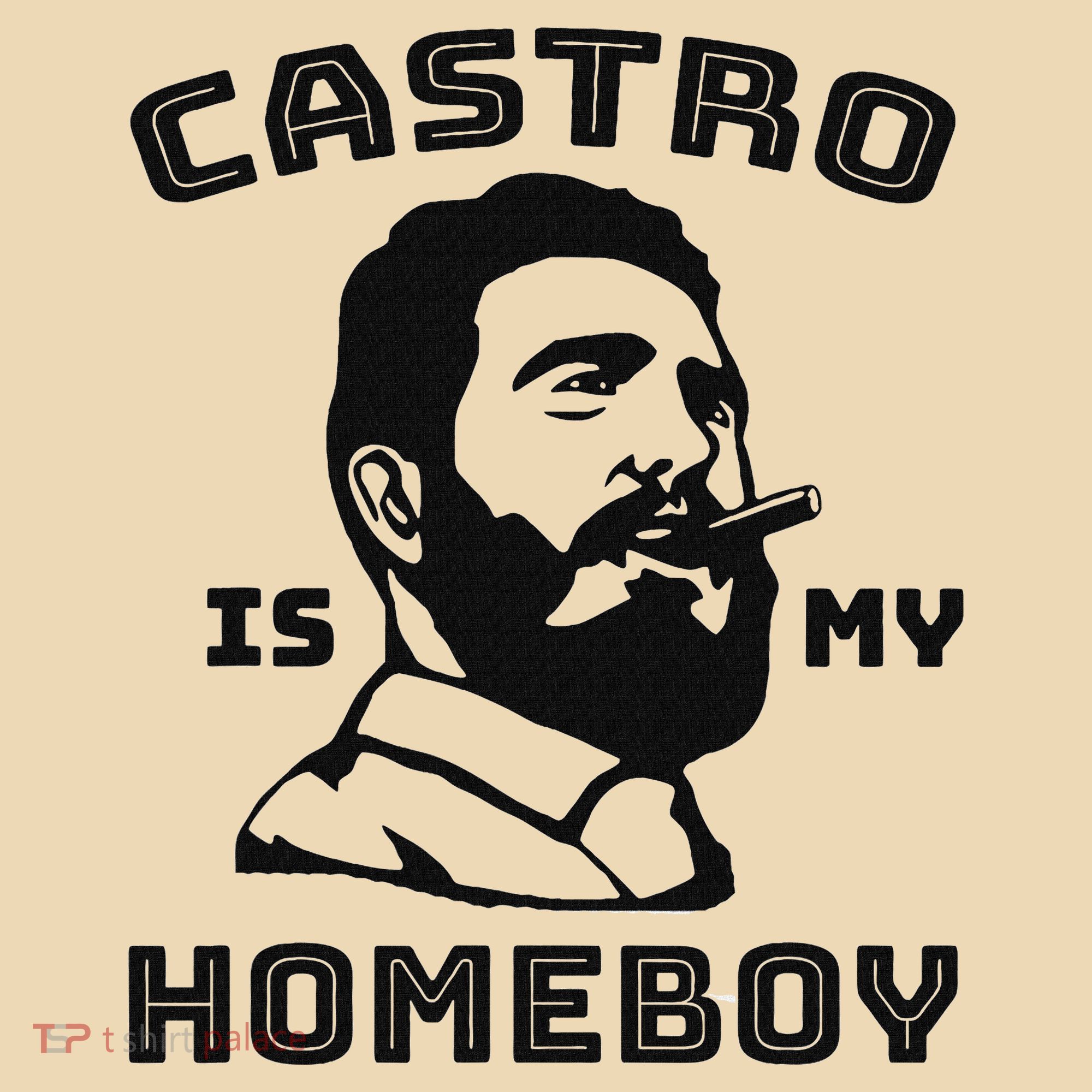 Fidel Castro Is My Homeboy Funny Cuba Tote Bag