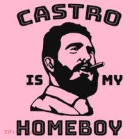 Fidel Castro Is My Homeboy Funny Cuba Coaster thumb 2