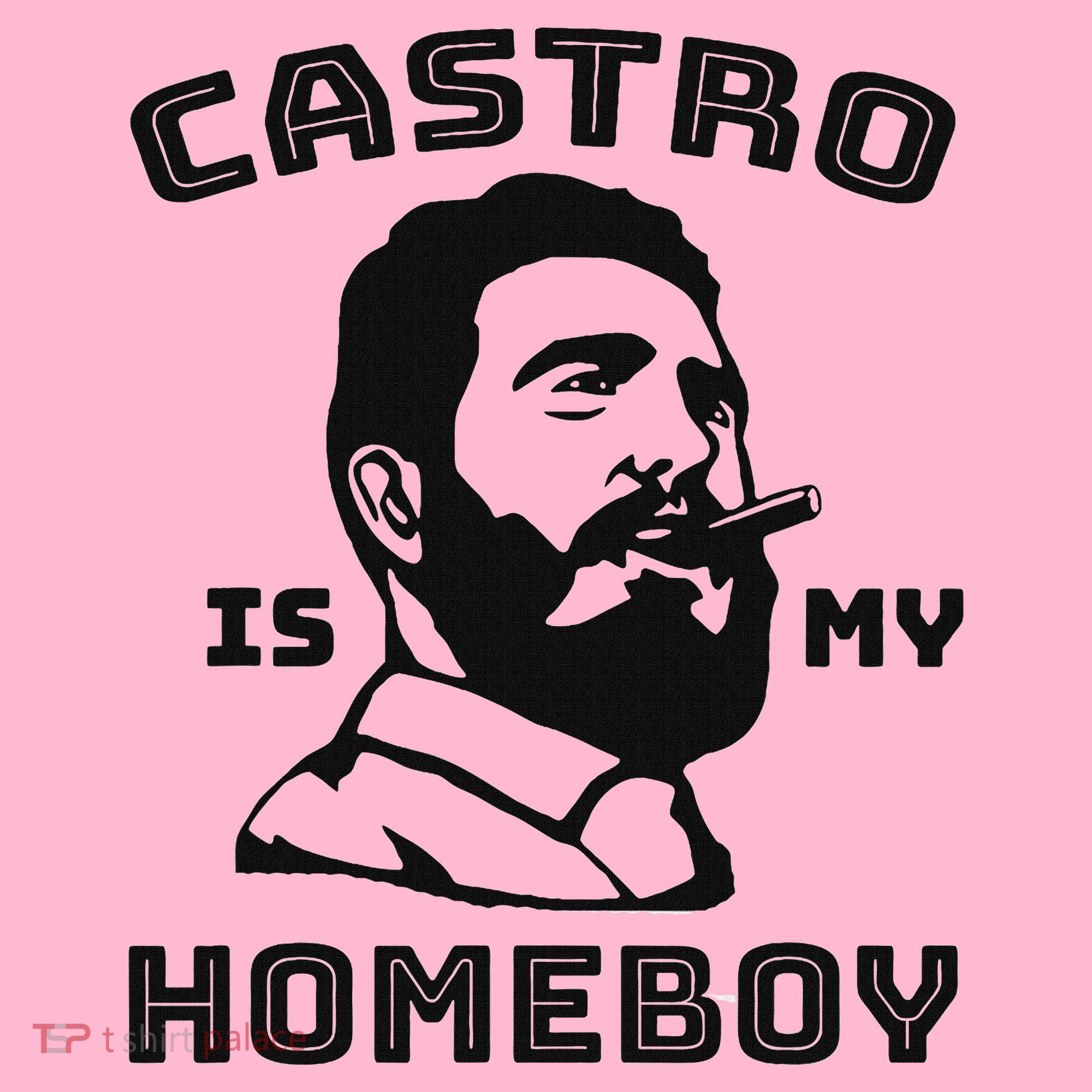 Fidel Castro Is My Homeboy Funny Cuba Coaster