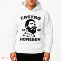 Fidel Castro Is My Homeboy Funny Cuba Hoodie thumb 2