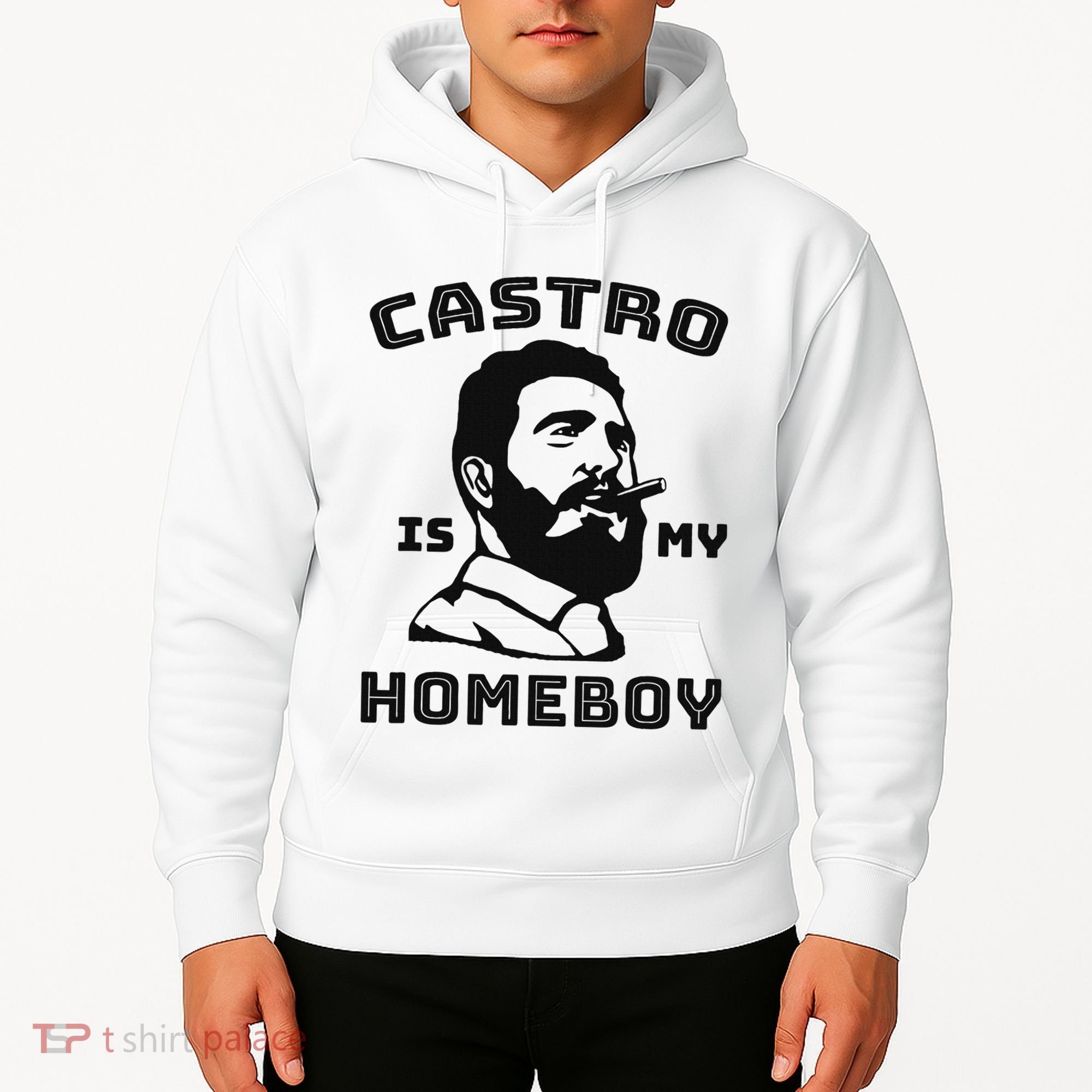 Fidel Castro Is My Homeboy Funny Cuba Hoodie