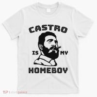 Fidel Castro Is My Homeboy Funny Cuba T-Shirt thumb 0