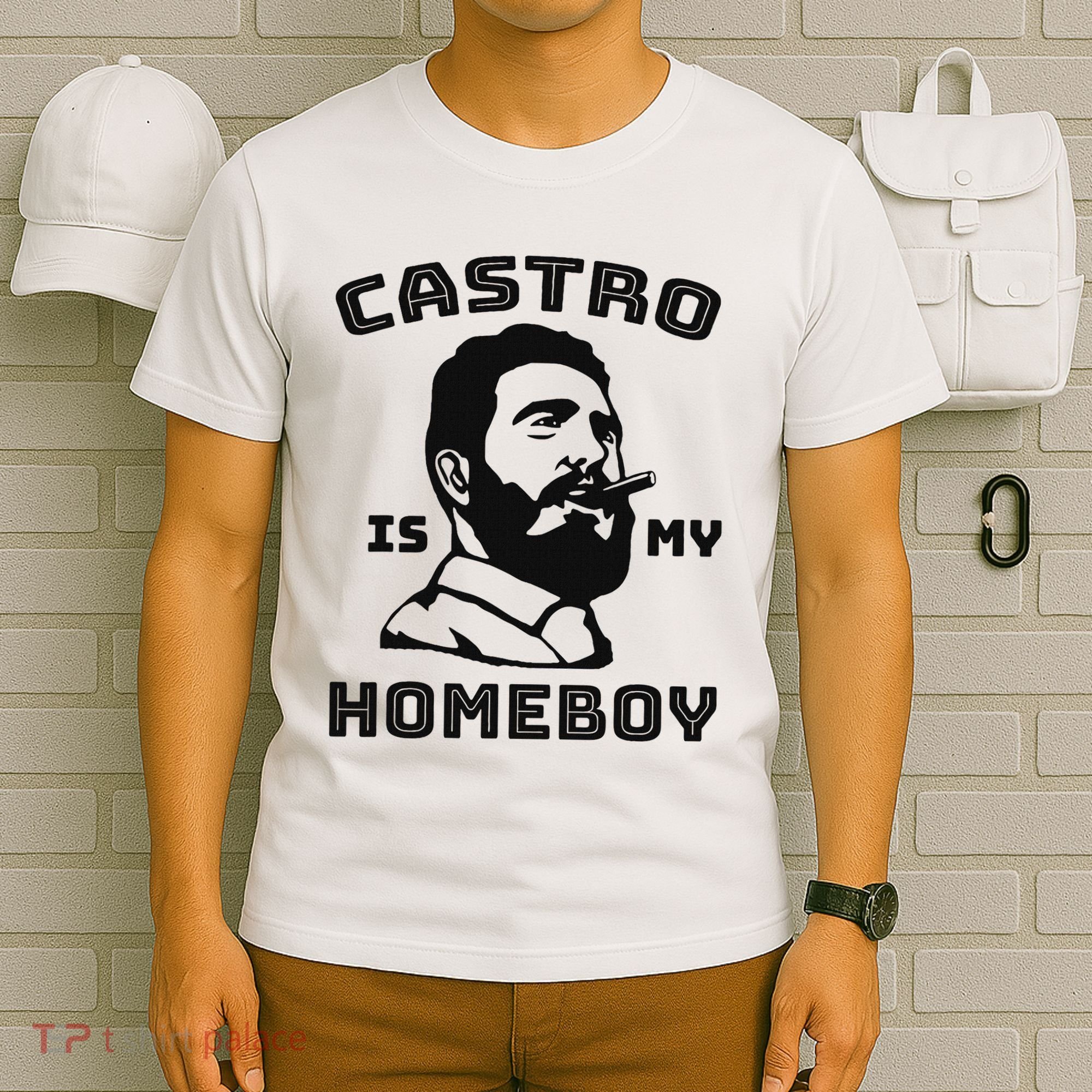 Fidel Castro Is My Homeboy Funny Cuba T-Shirt