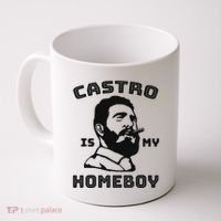 Fidel Castro Is My Homeboy Funny Cuba Coffee Mug thumb 0