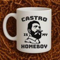 Fidel Castro Is My Homeboy Funny Cuba Coffee Mug thumb 2