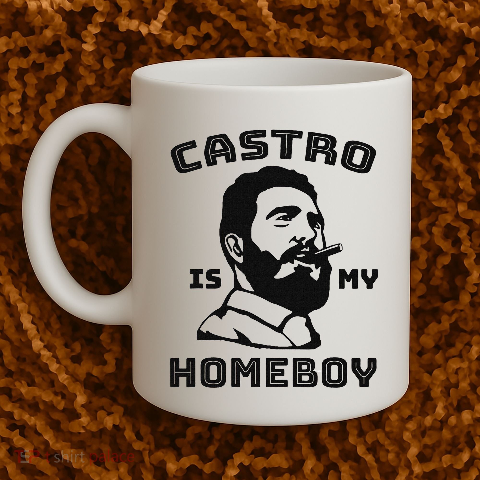 Fidel Castro Is My Homeboy Funny Cuba Coffee Mug