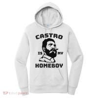 Fidel Castro Is My Homeboy Funny Cuba Women's Hoodie thumb 0