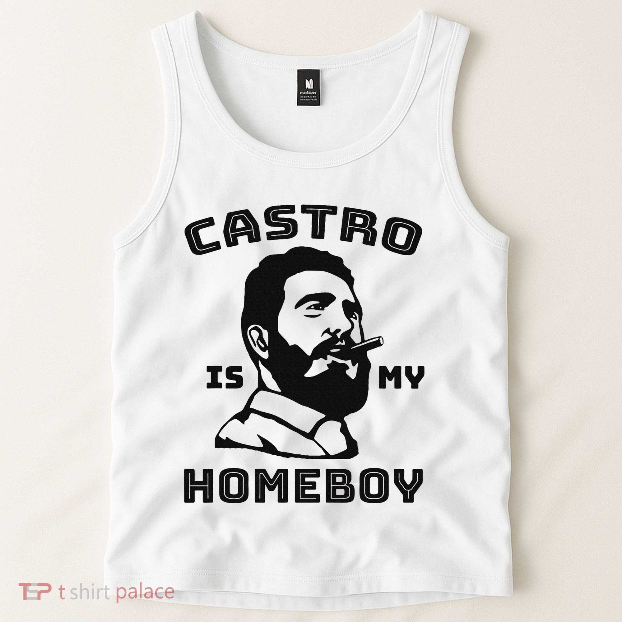 Fidel Castro Is My Homeboy Funny Cuba Tank Top